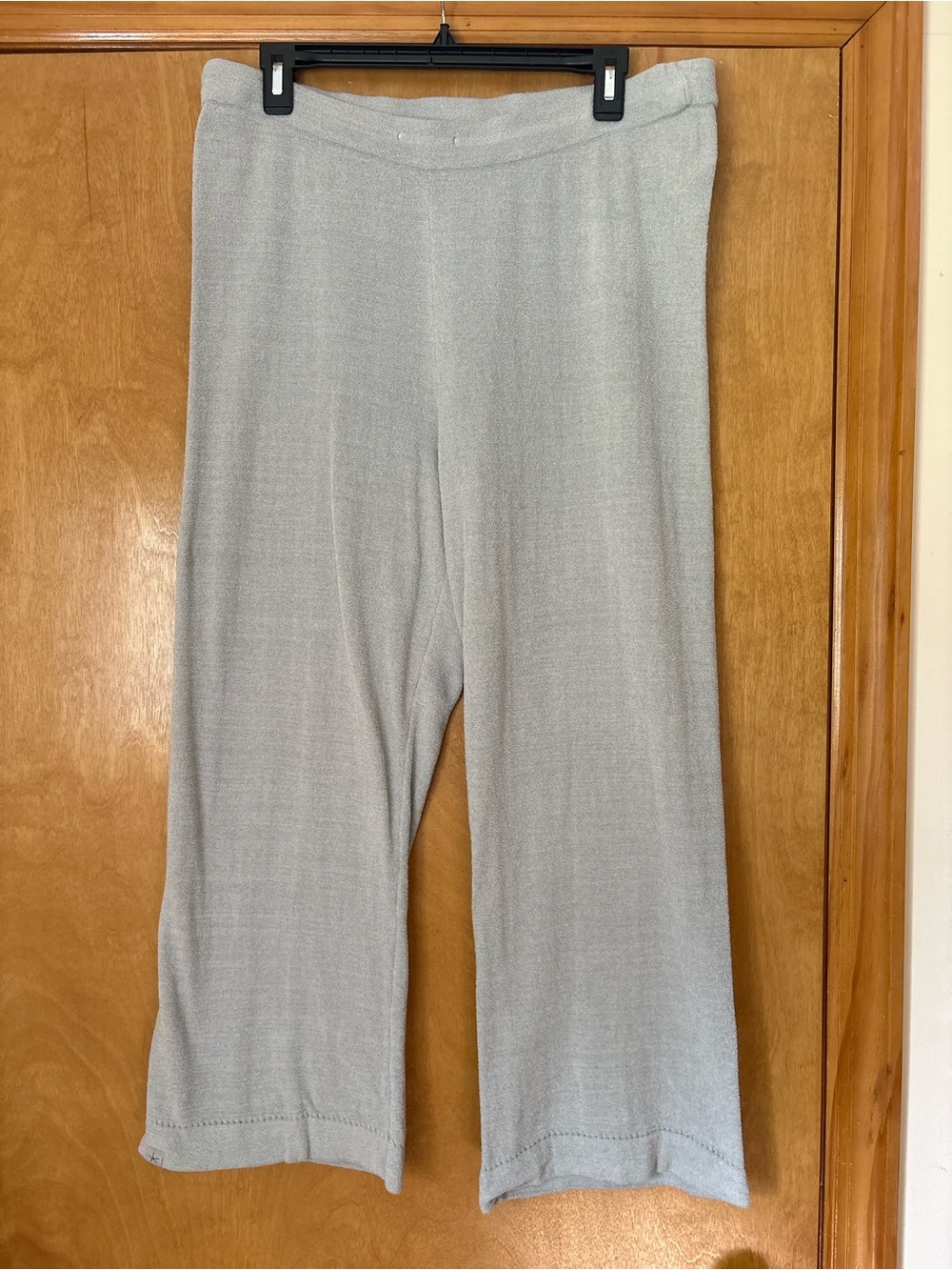 Barefoot Dreams Grey Cozy Chic Ultra Light Crop Pant